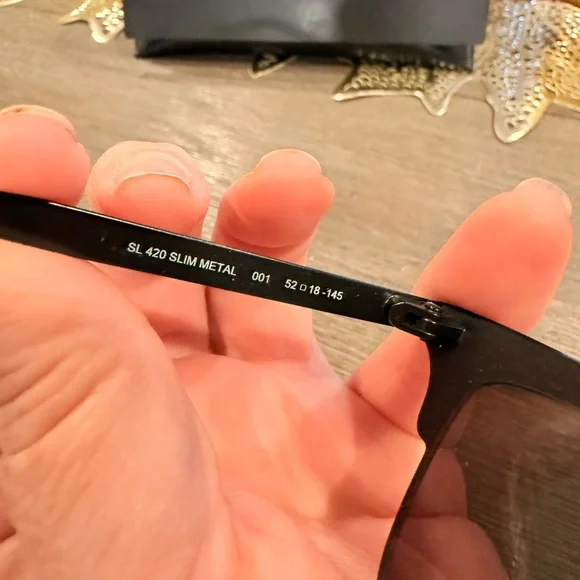 Saint Laurent Black Sunglasses - Picture 4 of 6